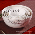 various size ceramic korean rice bowl set